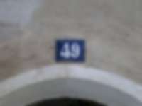 Hausnummer in Bautzen